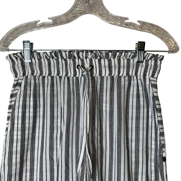 Scotch Soda The Poolside Striped Leg Cotton Pull On Pants Size XS Pockets Beachy - Picture 5 of 10